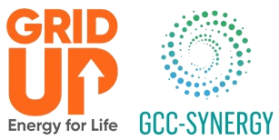 GRID UP and GCC-SYNERGY logos